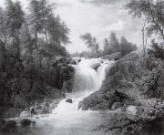 Asher Brown Durand Boonton Falls,New Jersey oil painting on canvas